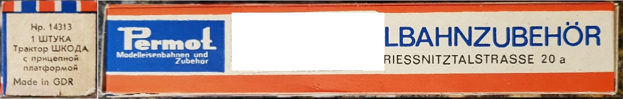  Ранняя упаковка (коробка)  Skoda S 706 Skoda-Sattelschlepper mit Plattformanhanger от Permot