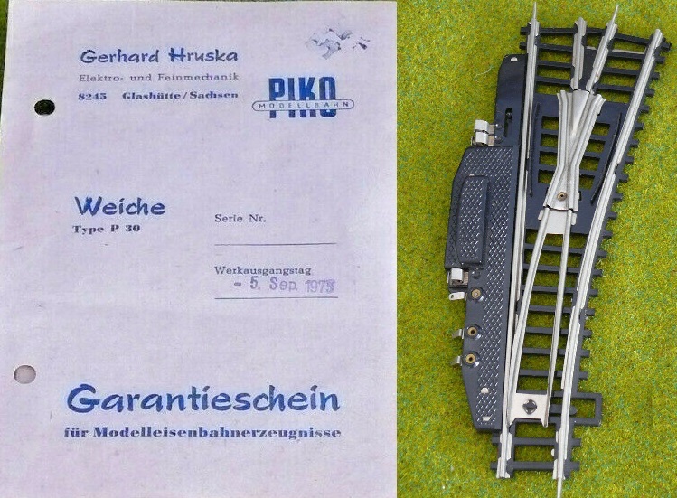 Permot модель электрической стрелки для Piko ho