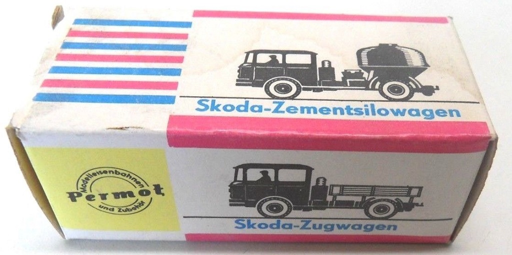 Упаковка универсальная (коробка)с 1990 по 1991 год Permot Skoda S706 Zementsilowagen (Шкода 706 Цементный силос от Permot